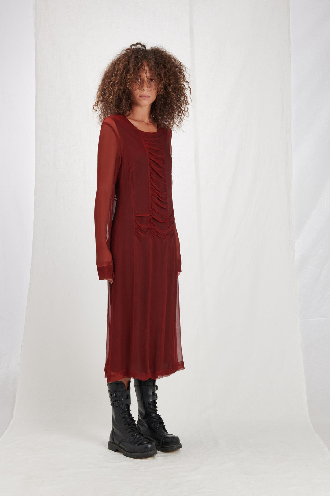 VESTITO ROSSO PORPORA