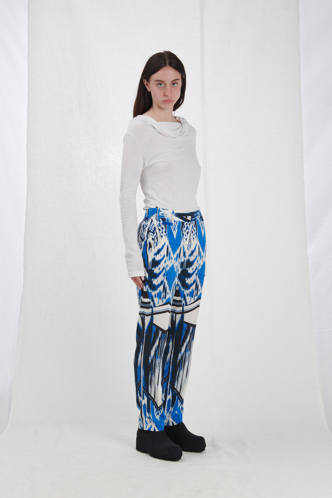 PANTALONE IN SETA