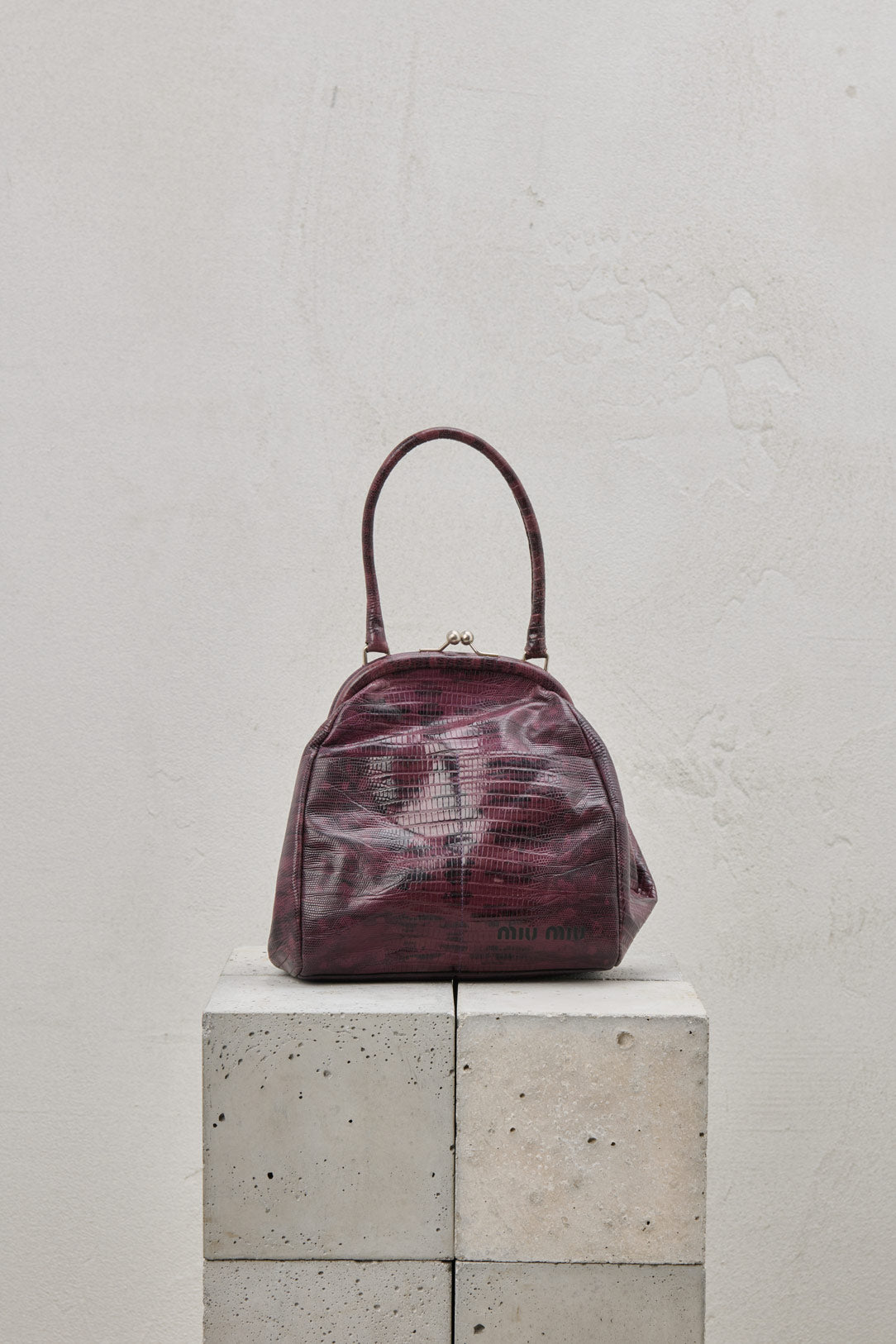BORSA STAMPATA VIOLA