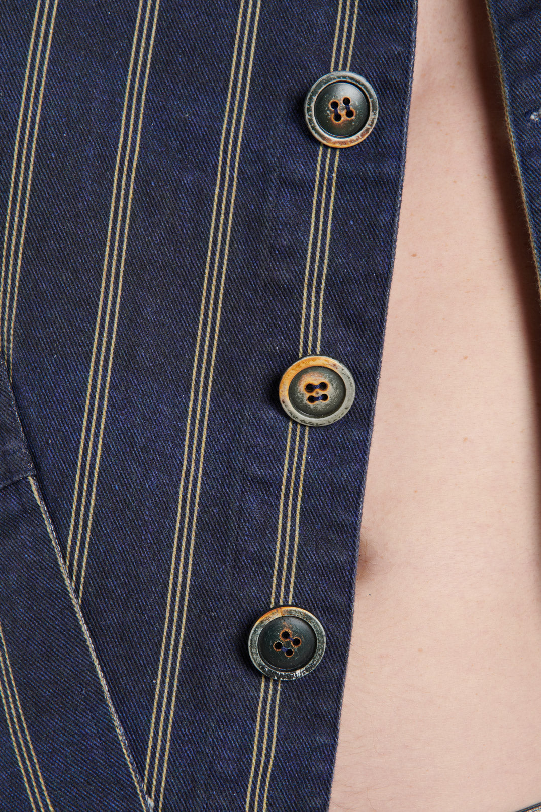 GILET CASACCA A RIGHE