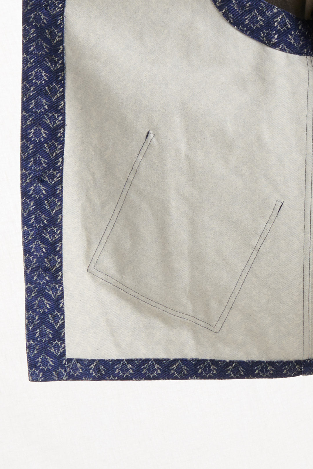 GILET CON CAPPUCCIO BLU