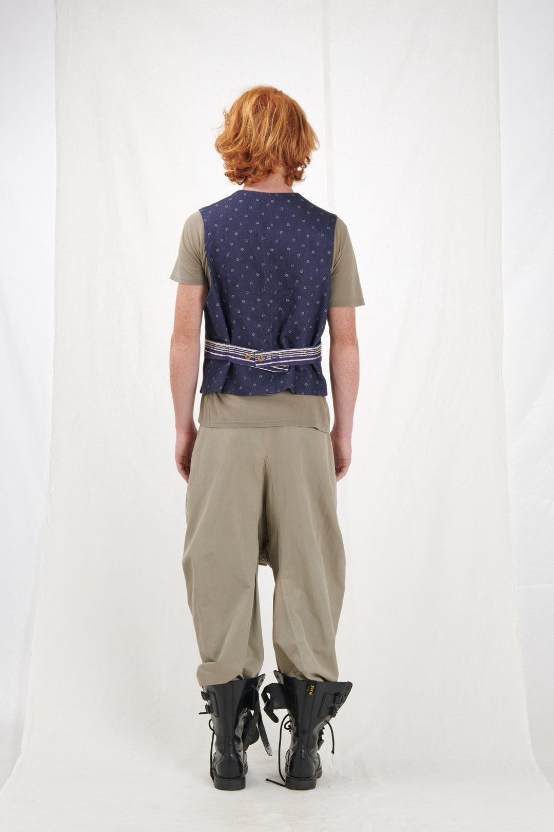 GILET DOPPIOPETTO A RIGHE