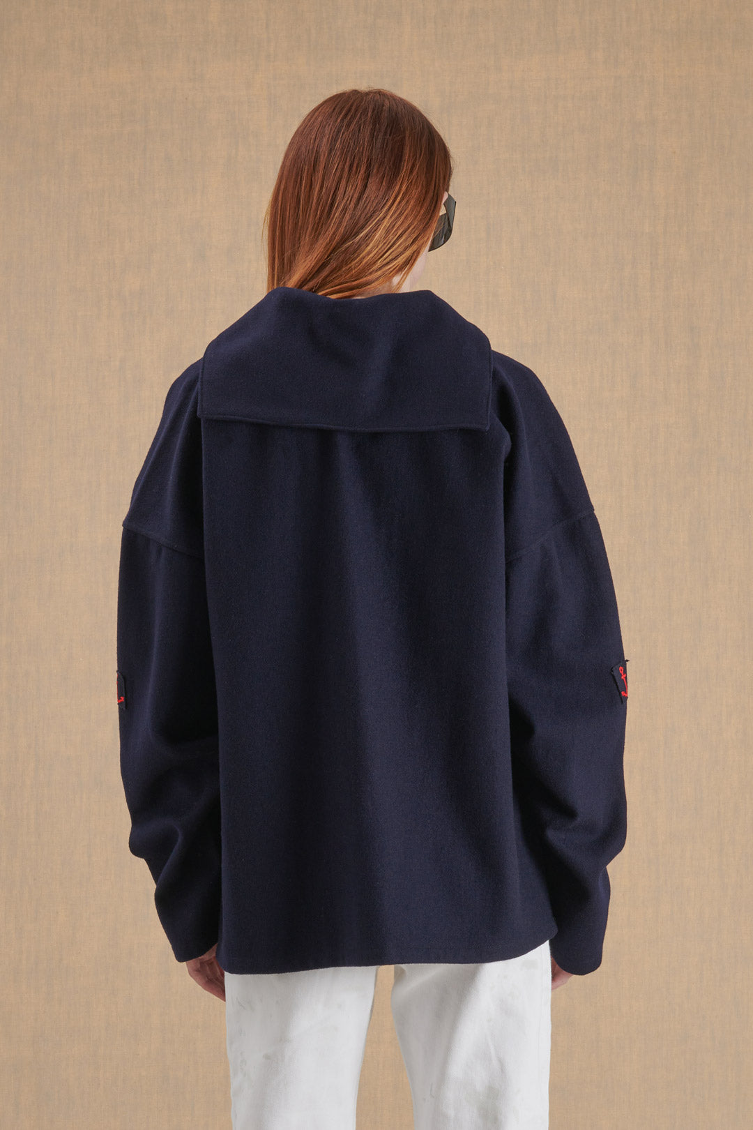 CAMISACCIO DI FUSTAGNO BLU NAVY ANNI 70’