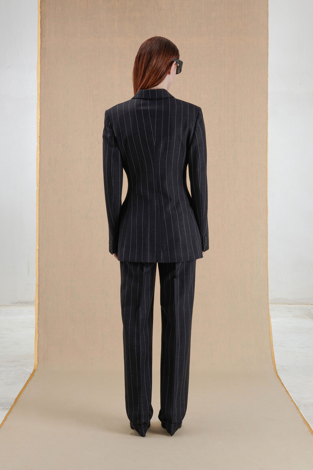COMPLETO GESSATO GIACCA E PANTALONE