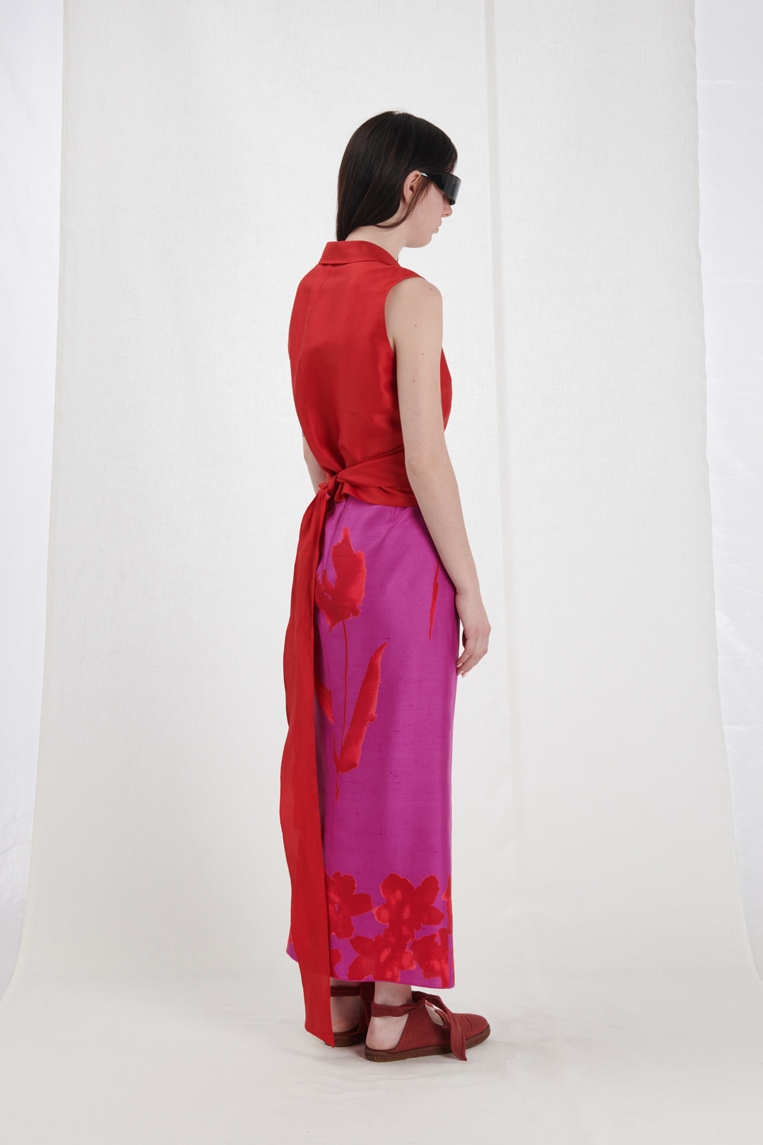 COMPLETO IN SHANTUNG