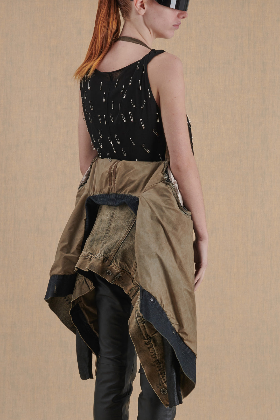GIUBBOTTO DENIM TRAPEZIO