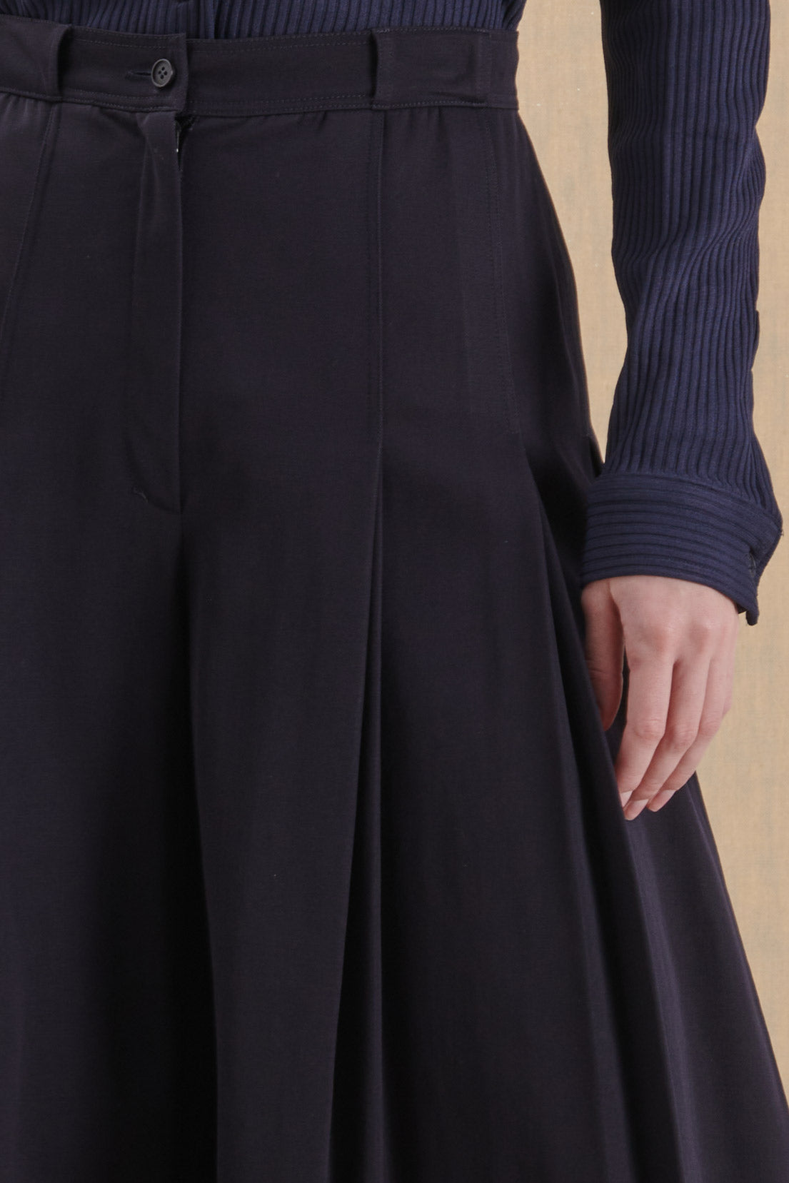 GONNA-PANTALONE A PIEGHE