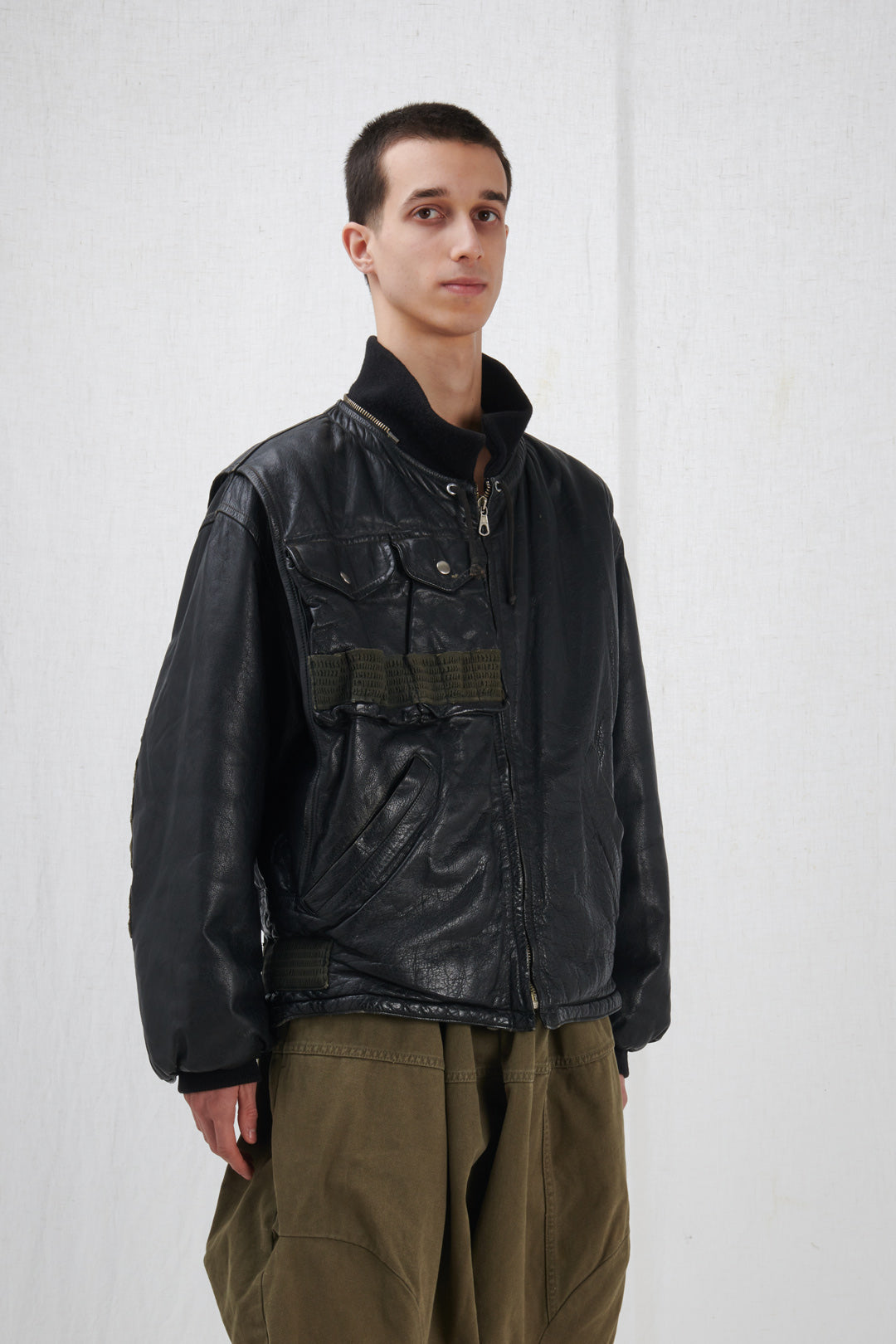 BOMBER AVIATORE IN PELLE