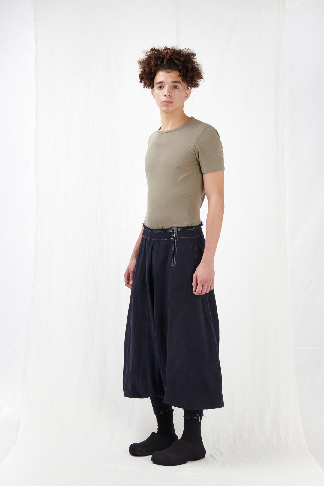 PANTALONI ZUAVA BLU