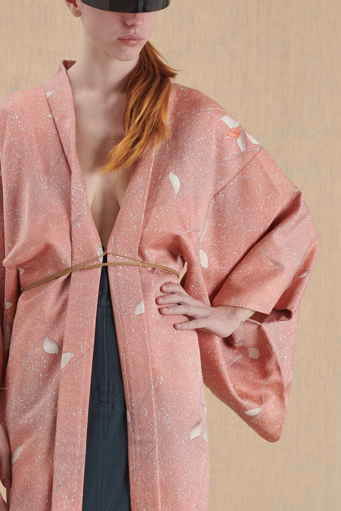 KIMONO ORIGINALE ANTICO ROSA