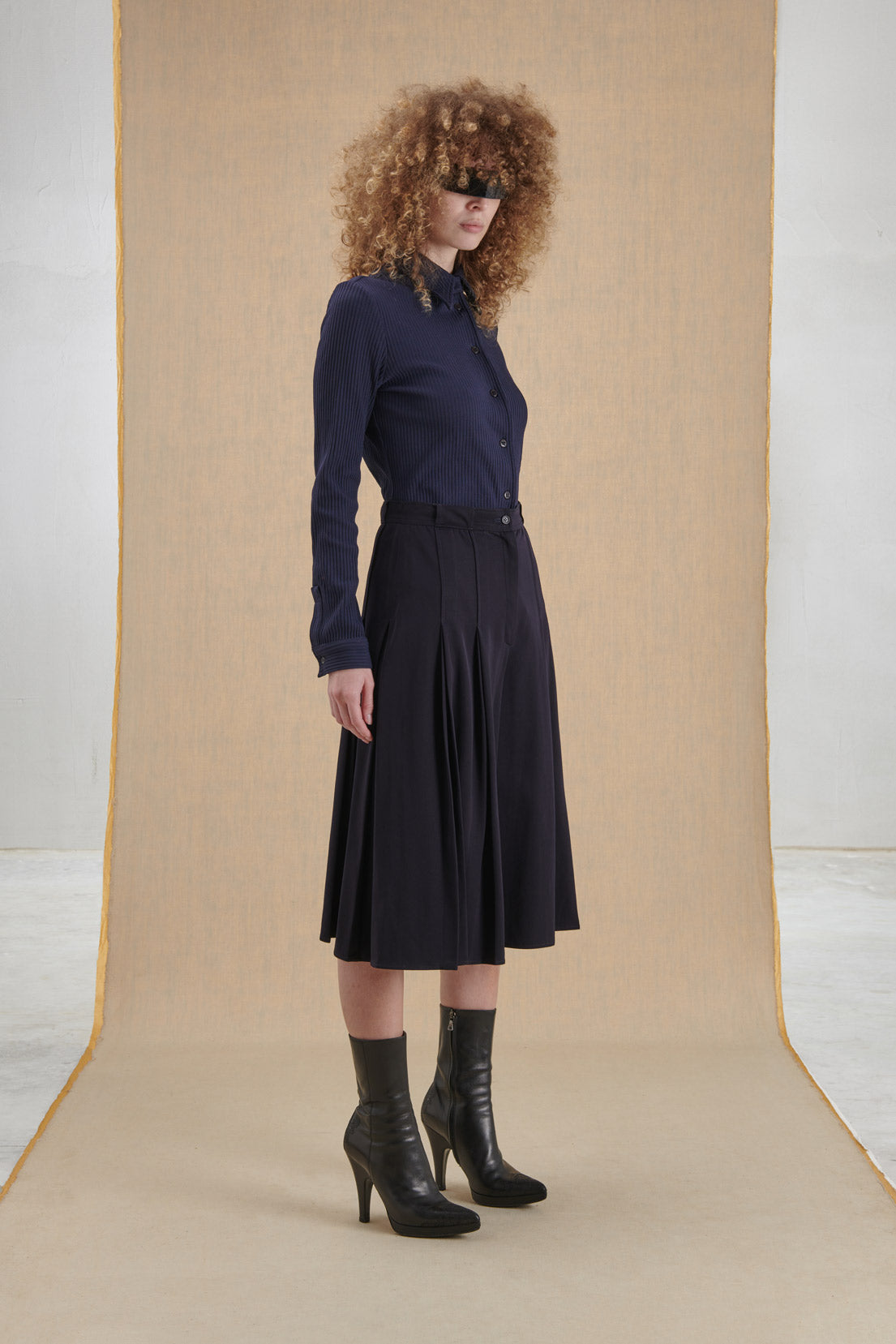 GONNA-PANTALONE A PIEGHE